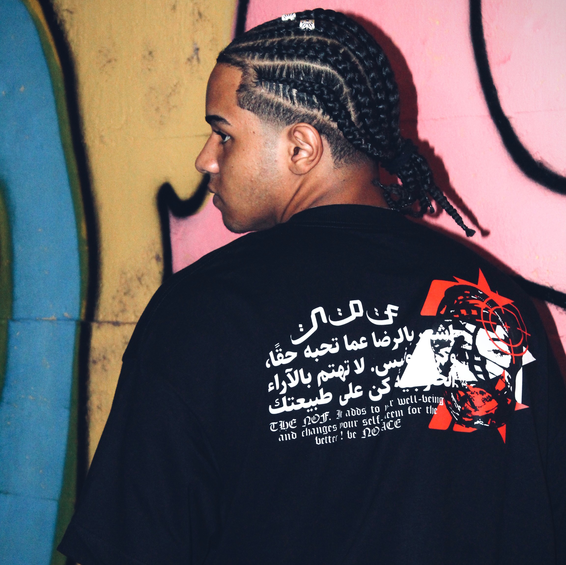 Camiseta Oversized "Arab Paradise" Preta